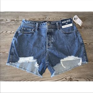 Hollister High-Rise Denim Mom Short
